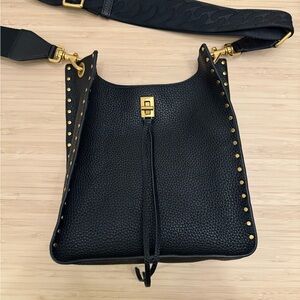 Rebecca Minkoff Darren Medium Feed Crossbody – Black – Excellent Condition